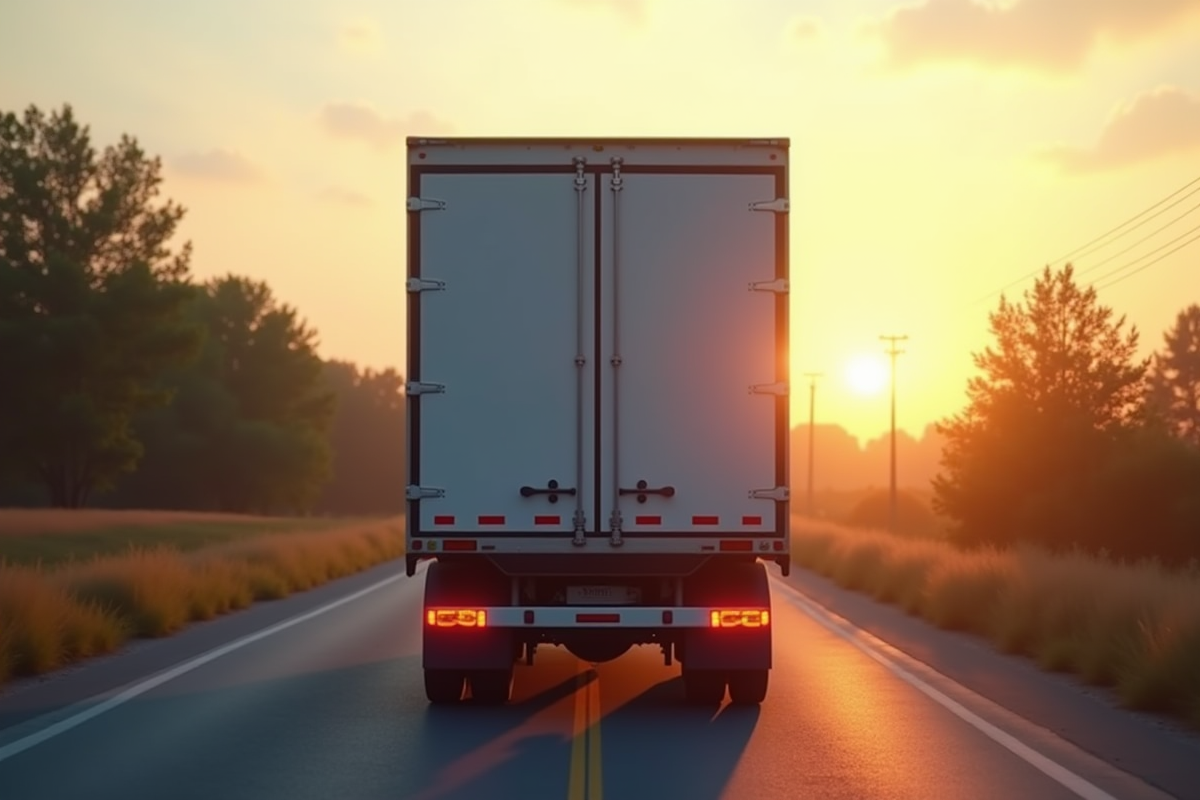 Camion de 12m3 vu de l