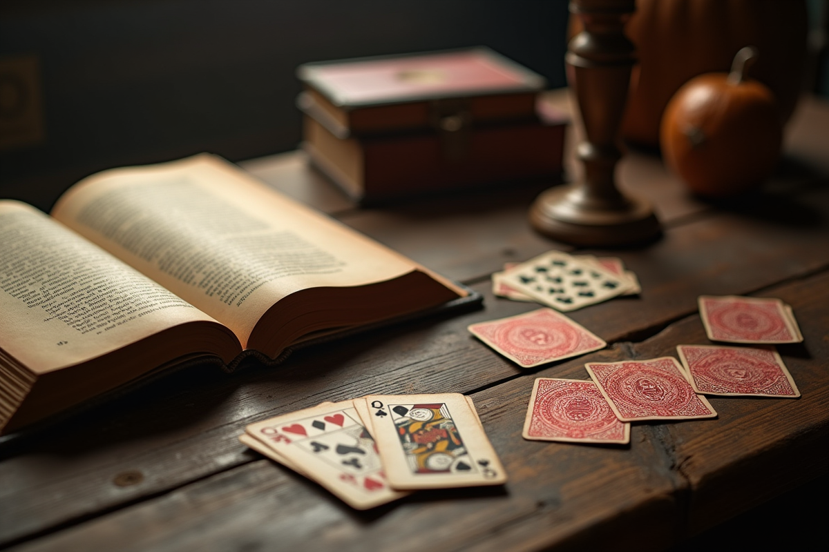 Cartes anciennes sur une table avec un livre historique