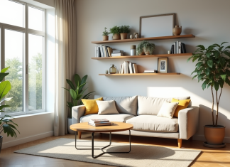 Gagner de l’espace : astuces pour un petit salon optimisé